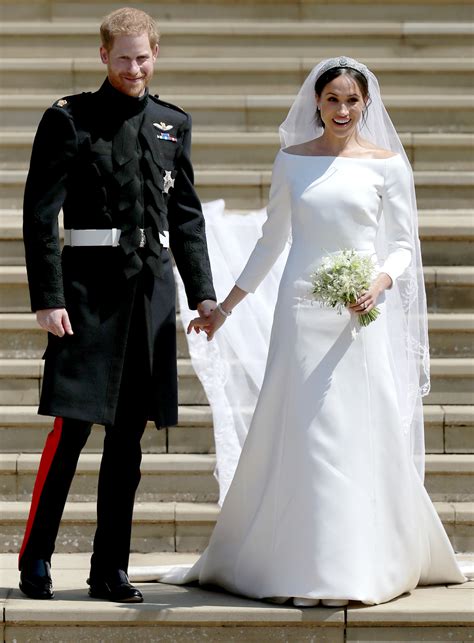 meghan markle wedding dress latest.